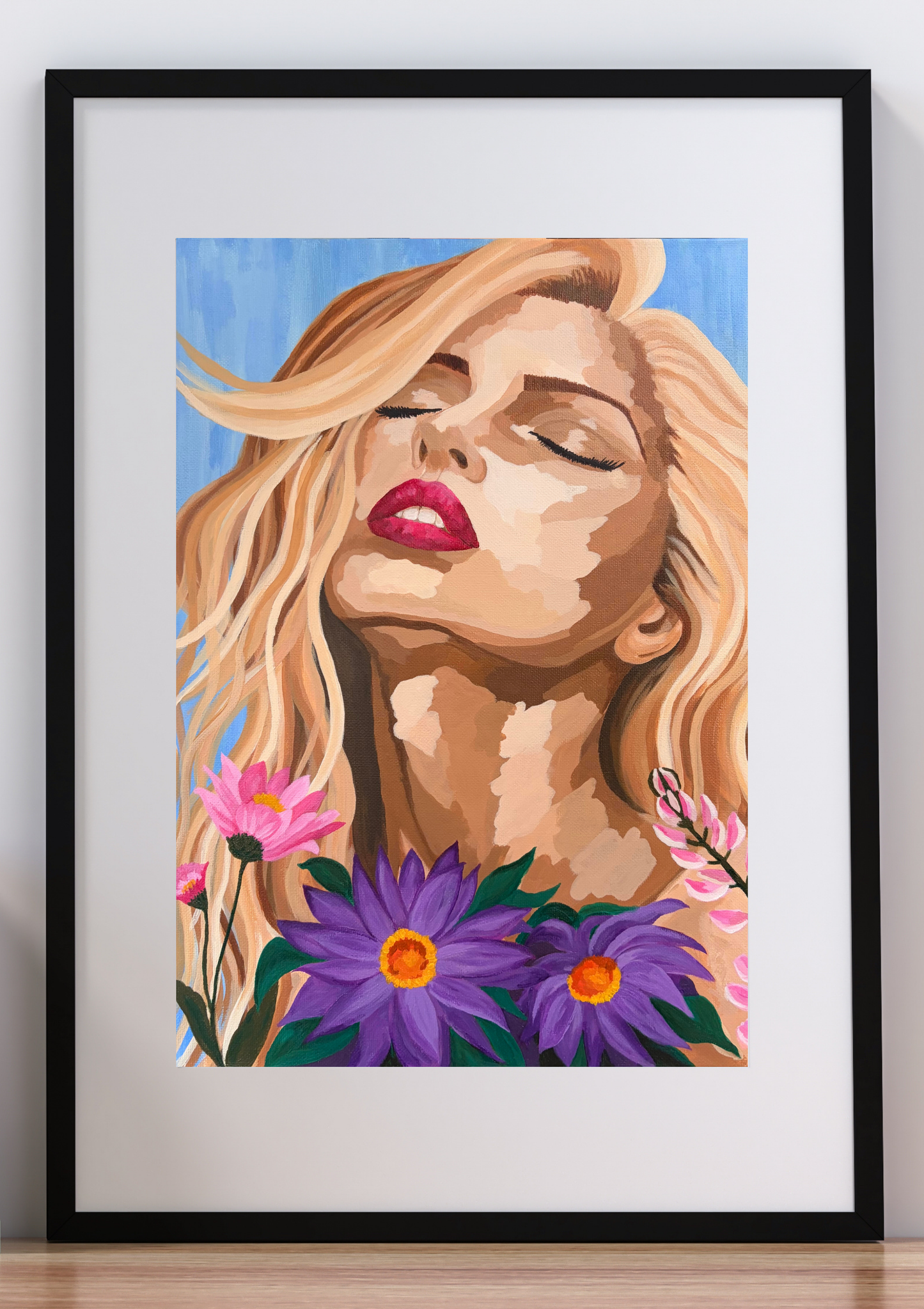 Gaia's Embrace Hand Painted Canvas