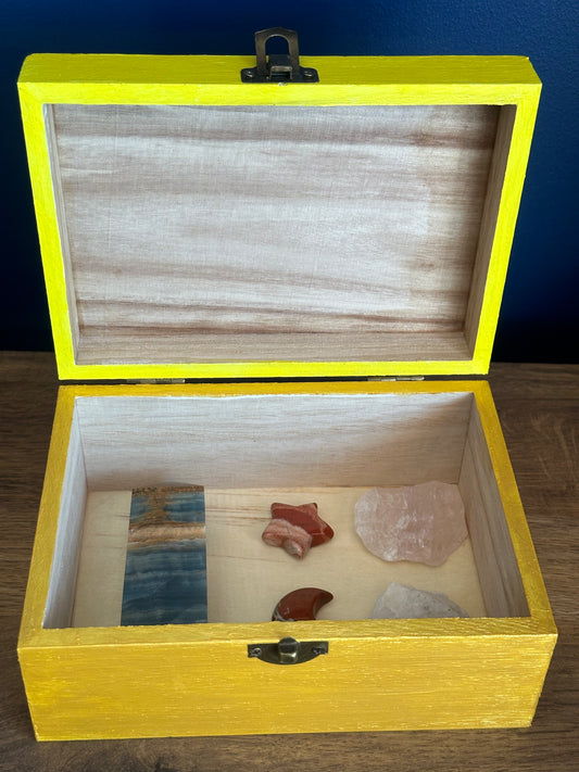 Sun Goddess Wooden Box