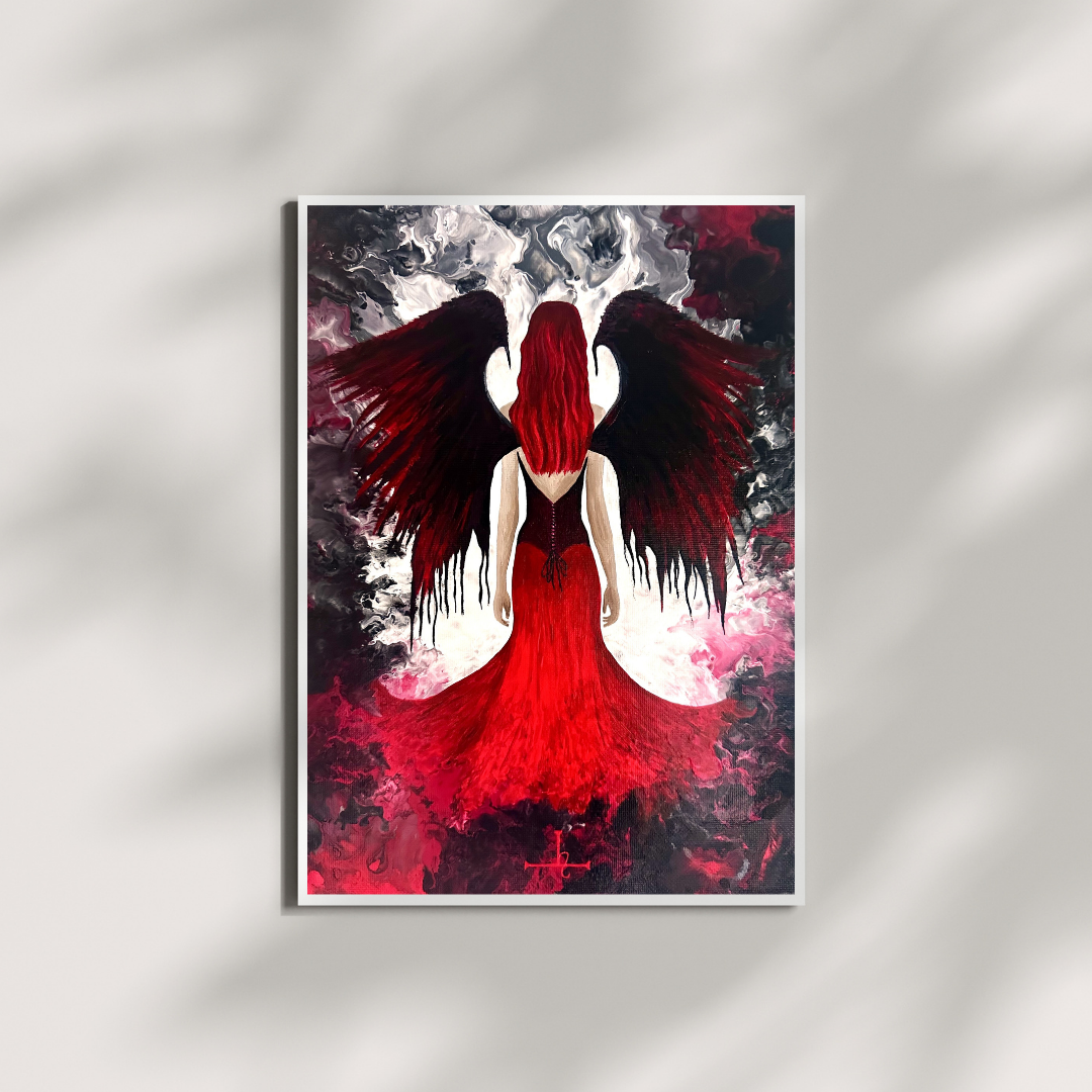 Lilith’s Rebellion Hand Painted Canvas