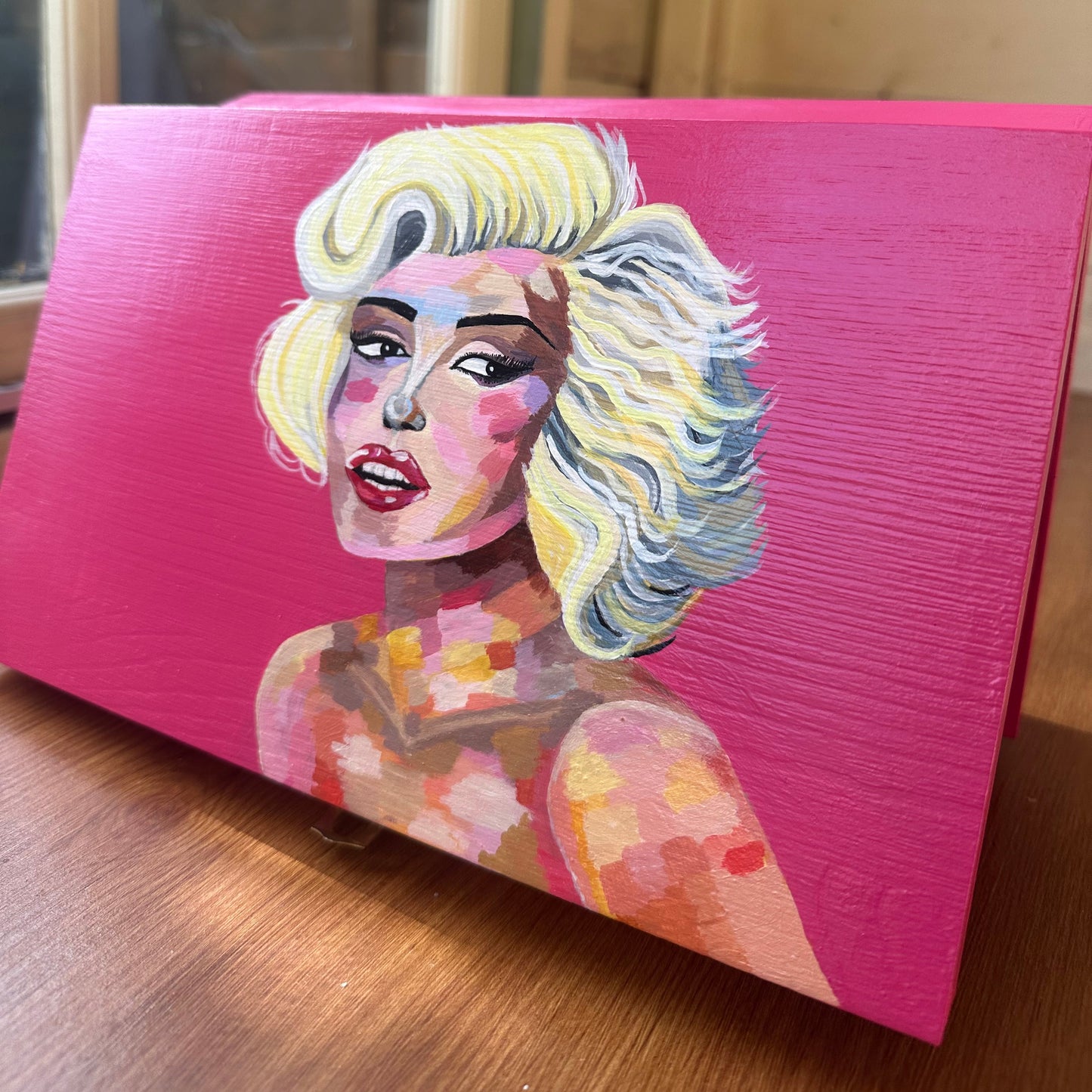 Marilyn Artwork Wooden Box