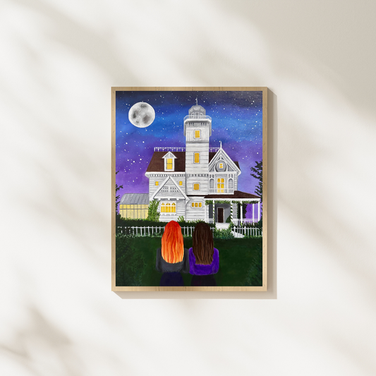 'Printed' Practical Magic Painting