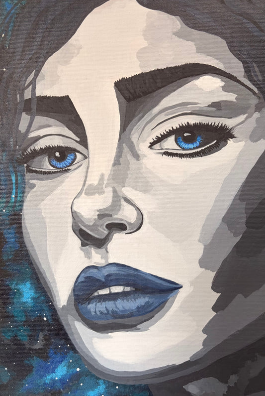 Born of the Stars Hand Painted Canvas