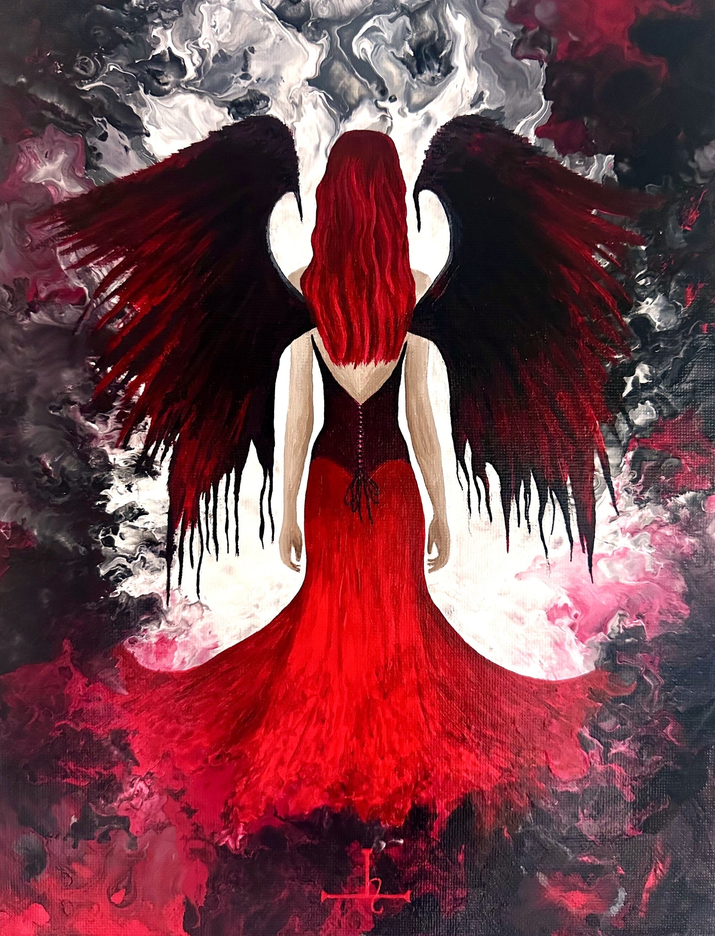 Lilith’s Rebellion Hand Painted Canvas