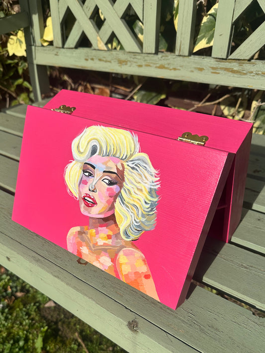Marilyn Artwork Wooden Box