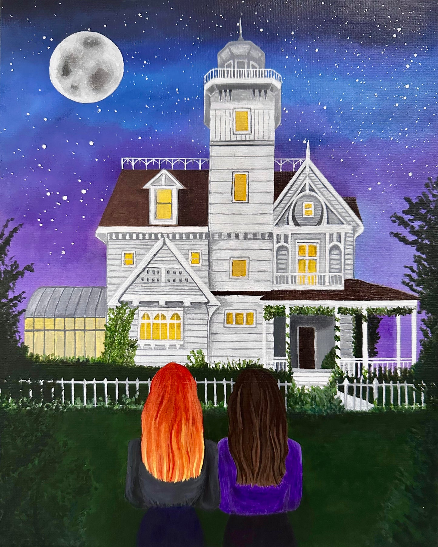 'Printed' Practical Magic Painting