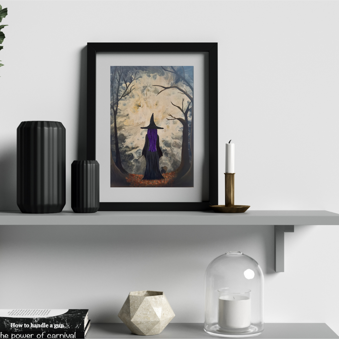 Season of the Witch Hand Painted Canvas